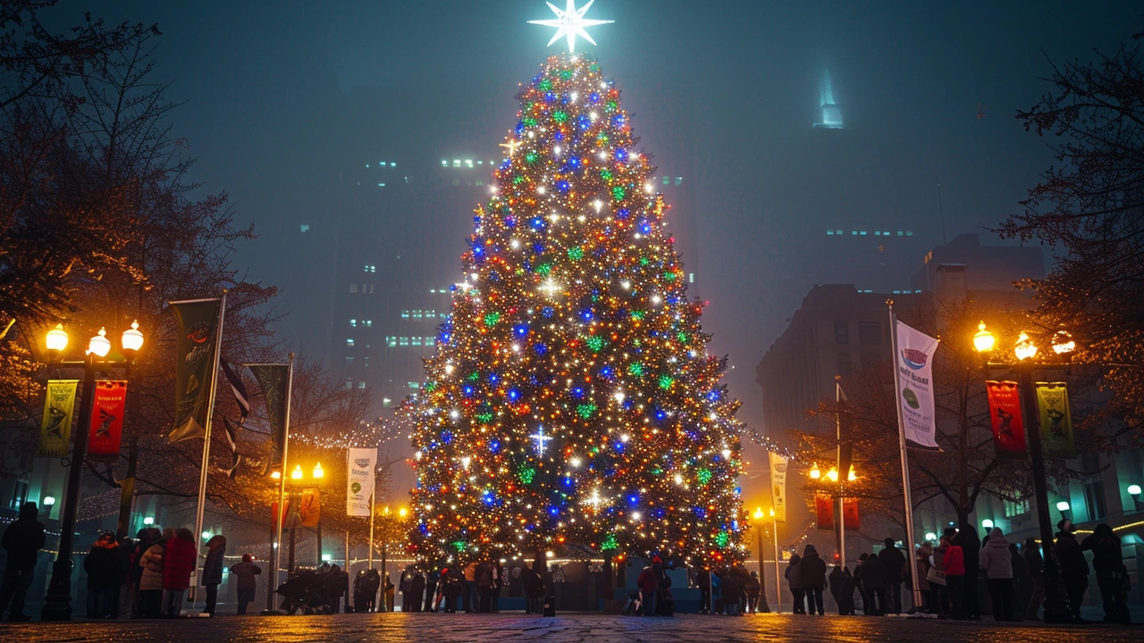 Downtown Detroit Celebrates Tradition: 15th Annual Christmas Tree Lighting Ceremony