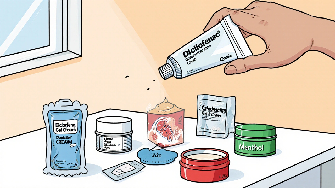Diclofenac Gel vs Topical Pain Relievers: Detailed Comparison of Alternatives